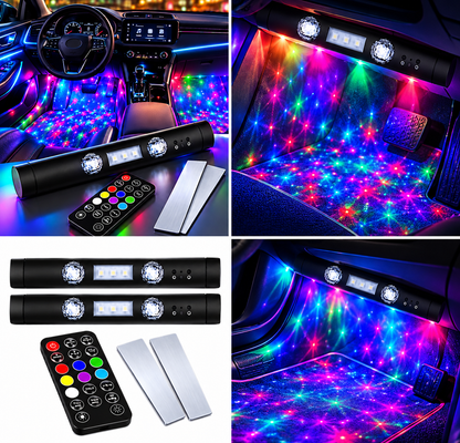 Éclairage LED RGB Premium pour Intérieur de Voiture