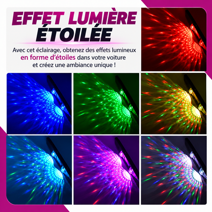 Éclairage LED RGB Premium pour Intérieur de Voiture