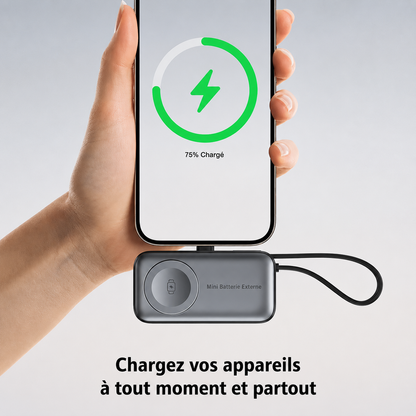 Batterie Externe Premium 3-en-1 – Technologie Magnétique 50000mAh