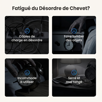 PowerDock™ 4-en-1 – Charge Sans Fil, Enceinte Bluetooth & Réveil Intelligent