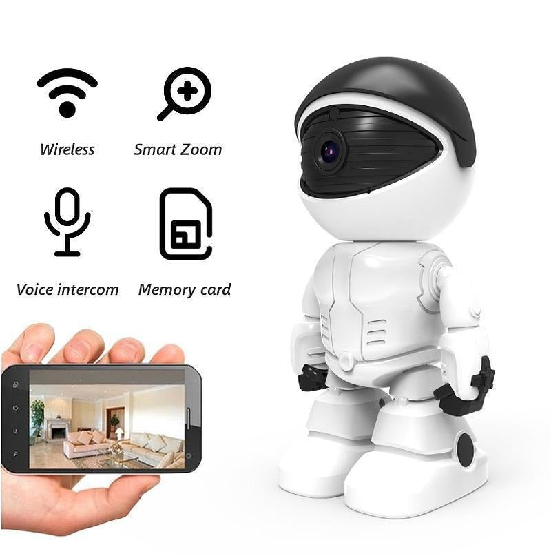 Caméra Robot WiFi 1080P – Surveillez Votre Maison 24h/24, Où Que Vous Soyez